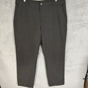 S Bluffworks Pants Mens 38x32 Grey Original Performance Casual Polyester Relaxed